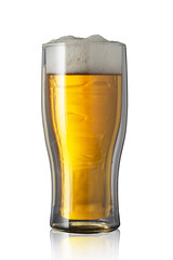 Glass of cold beer