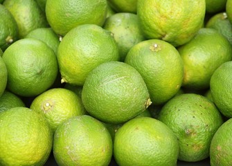 Fresh Green Lemons