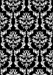 Damask seamless pattern