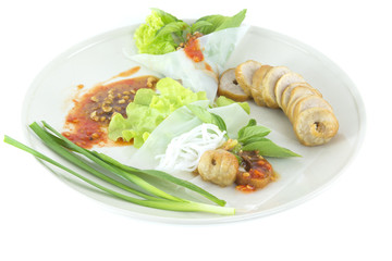 Fresh Vietnamese style food