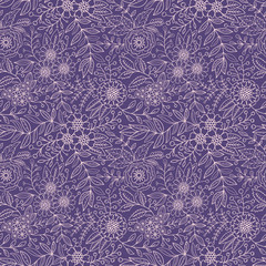 Seamless floral pattern - 58195406