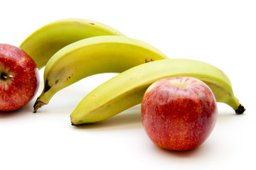 Äpfel mit Bananen