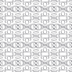 Vintage seamless pattern in gray and black