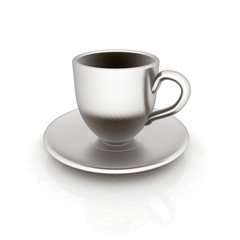 Fototapeta premium Cup on a saucer