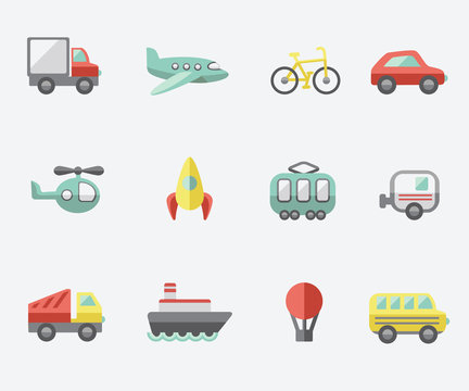 Transport icons