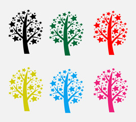 Abstract tree in Vector illustration