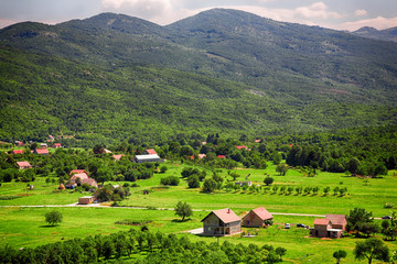 countriside in Montenegro