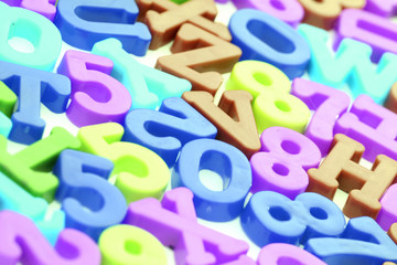 Close-up of letters. More from this series on my portfolio!
