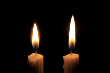 Candles in the dark
