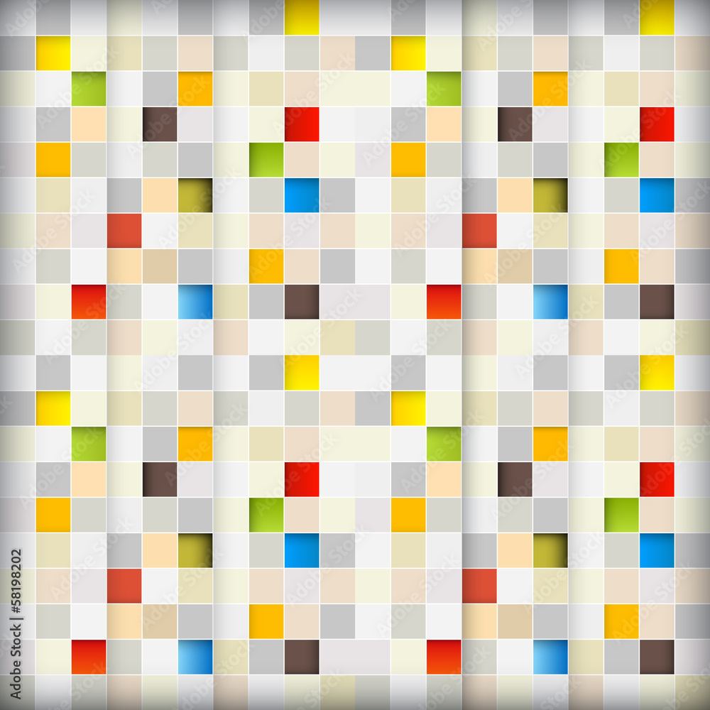 Poster abstract square vector background