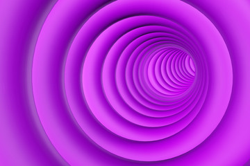 Circle Futuristic Tunnel