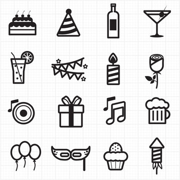 Celebration Party icons