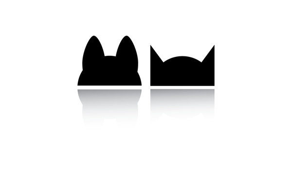 Chien et chat logo