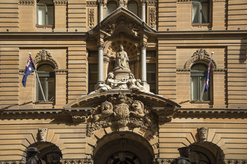 statue of queen victoria at town hall of sydney australia © TravelPhotography