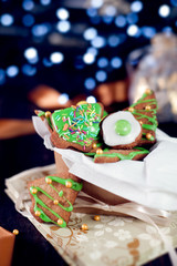 Decorative christmas cookies