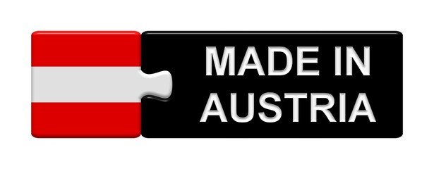 Puzzle-Button Österreich: Made in Austria
