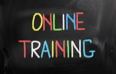Obraz premium Online Training Concept