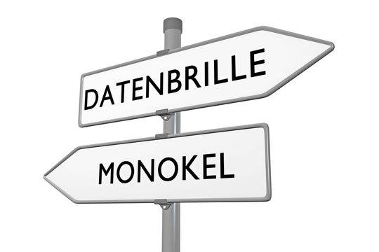 Datenbrille / Monokel