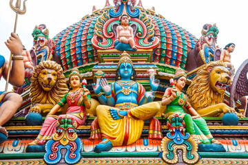 Fototapeta premium Świątynia hinduska w Singapurze