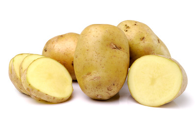 potato isolated on white background