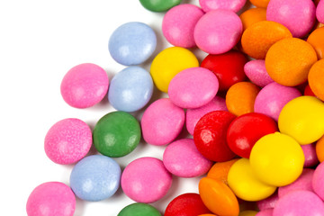 colorful chocolate buttons