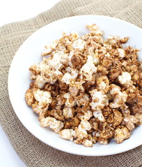 caramel chocolate popcorn