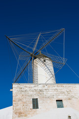 Ciutadella Es Moli windmill in Ciudadela Menorca