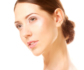 Beautiful woman face