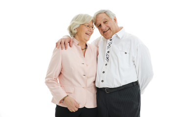 harmonisches Senioren-Ehepaar