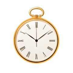 Alte goldene Taschenuhr
