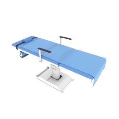 medical table on a white background