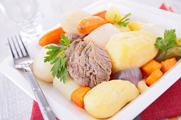 beef and vegetables