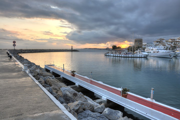 Fototapeta premium Puerto Banus seafront,Costa del Sol,Spain