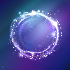 Vector Glossy Sphere. Abstract Background