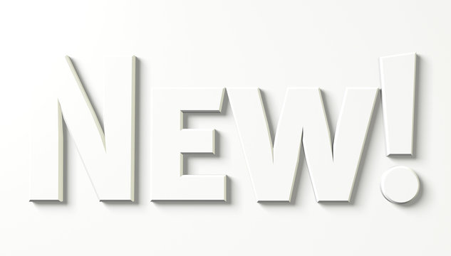 New! Button, Icon