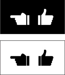 two ways to show finger