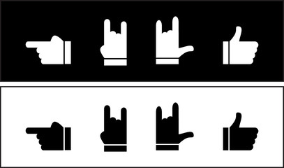 four ways to show your fingers