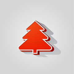 Obraz premium Modern abstract christmas tree background eps 10