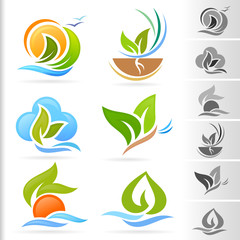 Nature Symbol and Icons series -1