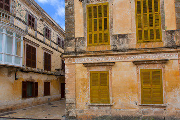 Ciutadella Menorca historic downtown in Ciudadela