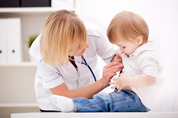 Doctor and child