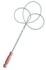 Carpet beater isolated on a white background