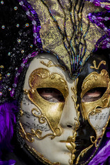 Traditional venetian carnival mask