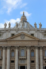 Fototapeta na wymiar St Peters Basilica, Vatican City, Rome