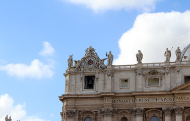Fototapeta na wymiar St Peters Basilica, Rome