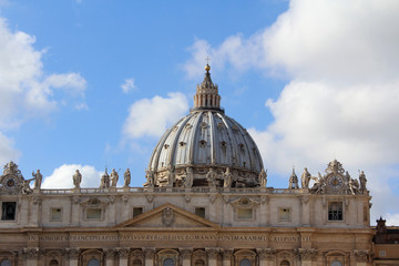 Obraz premium St Peters Basilica, Vatican City, Rome