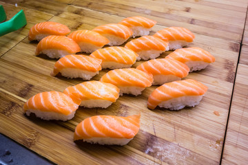 Salmon sushi