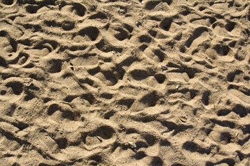 Footprints in sand
