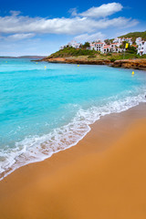 Fornells in Menorca Cala Tirant beach at Balearic Islands