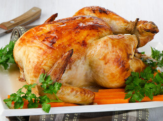 Roasted chicken